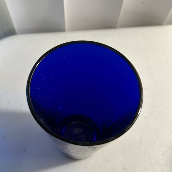 Labatt Blue Cobalt Blue Libbey Drinking Glass - Picture 2 of 5